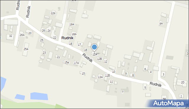 Rudnik, Rudnik, 12A, mapa Rudnik