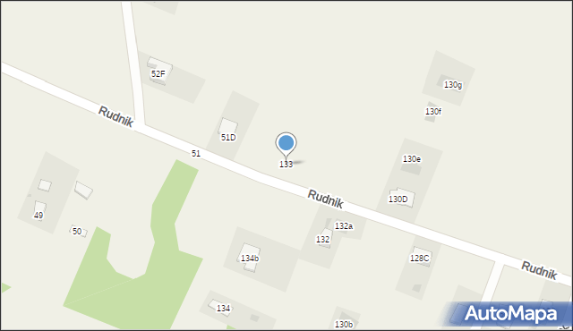 Rudnik, Rudnik, 133, mapa Rudnik