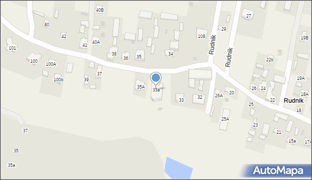 Rudnik, Rudnik, 33a, mapa Rudnik