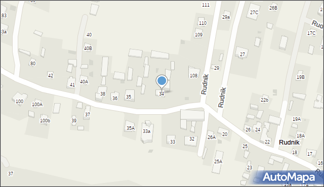 Rudnik, Rudnik, 34, mapa Rudnik