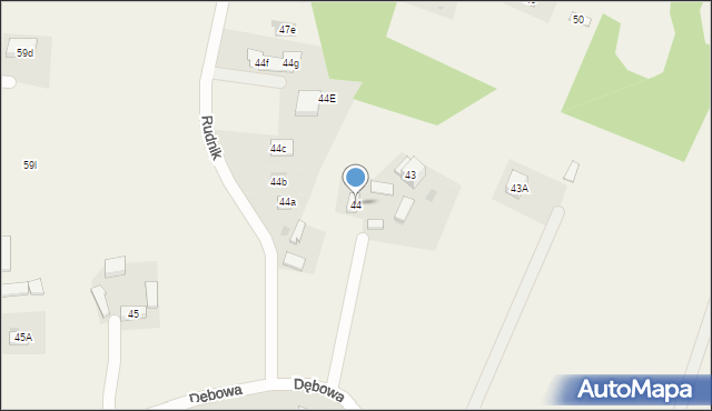 Rudnik, Rudnik, 44, mapa Rudnik