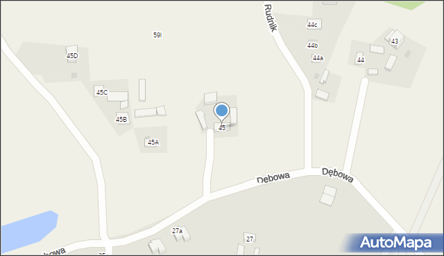 Rudnik, Rudnik, 45, mapa Rudnik