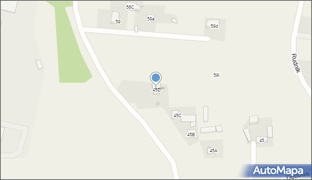 Rudnik, Rudnik, 45D, mapa Rudnik