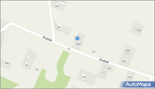 Rudnik, Rudnik, 51D, mapa Rudnik