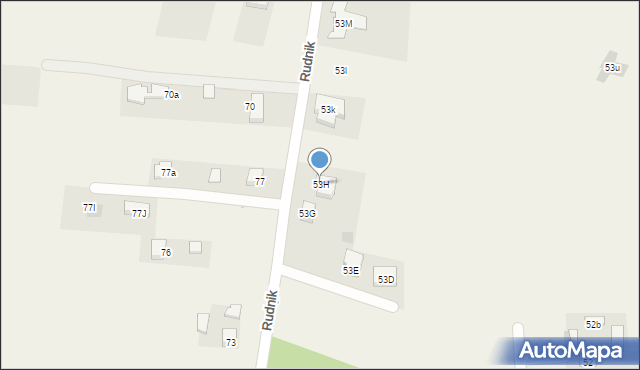 Rudnik, Rudnik, 53H, mapa Rudnik