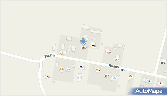Rudnik, Rudnik, 56E, mapa Rudnik