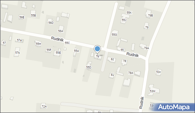 Rudnik, Rudnik, 74, mapa Rudnik