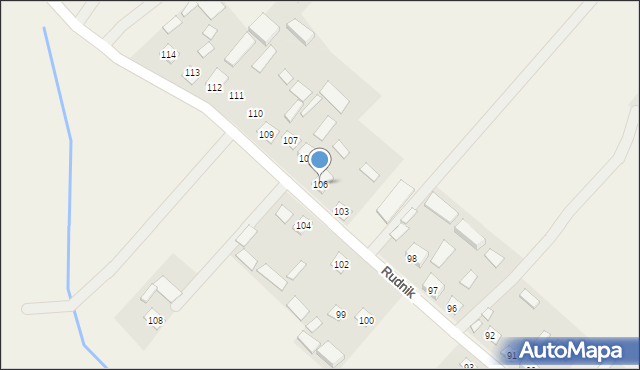 Rudnik, Rudnik, 106, mapa Rudnik