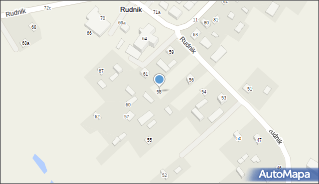 Rudnik, Rudnik, 58, mapa Rudnik