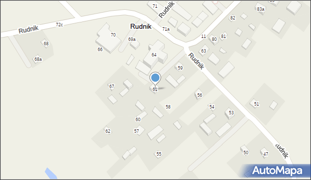 Rudnik, Rudnik, 61, mapa Rudnik
