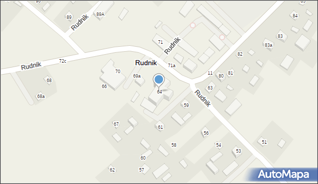 Rudnik, Rudnik, 64, mapa Rudnik