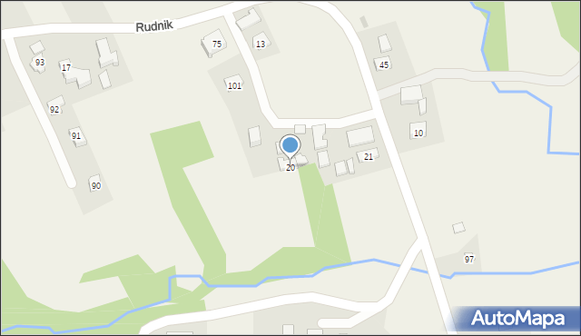 Rudnik, Rudnik, 20, mapa Rudnik
