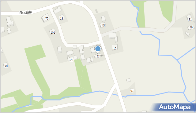 Rudnik, Rudnik, 21, mapa Rudnik