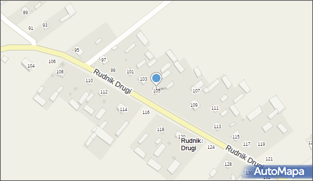 Rudnik Drugi, Rudnik Drugi, 105, mapa Rudnik Drugi