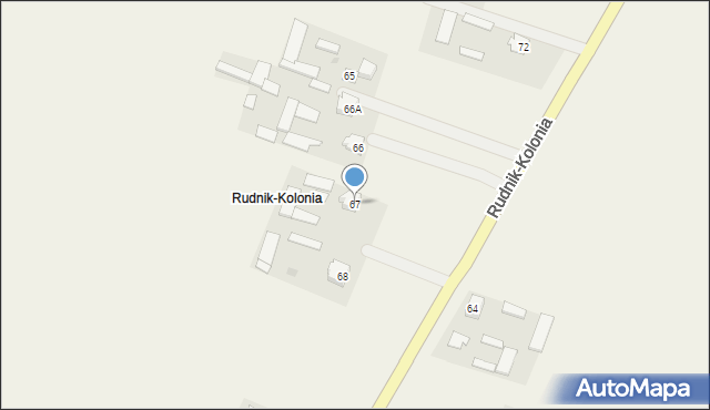 Rudnik-Kolonia, Rudnik-Kolonia, 67, mapa Rudnik-Kolonia