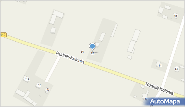 Rudnik-Kolonia, Rudnik-Kolonia, 82, mapa Rudnik-Kolonia