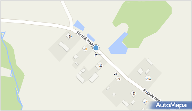 Rudnik Mały, Rudnik Mały, 27, mapa Rudnik Mały