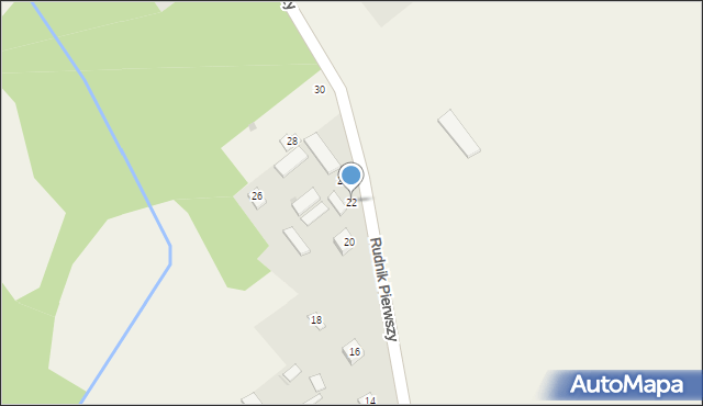 Rudnik Pierwszy, Rudnik Pierwszy, 22, mapa Rudnik Pierwszy