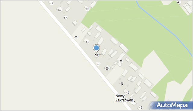 Rudnik Pierwszy, Rudnik Pierwszy, 59, mapa Rudnik Pierwszy