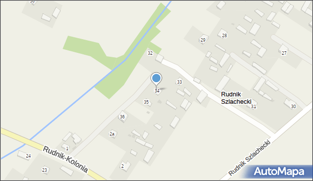 Rudnik Szlachecki, Rudnik Szlachecki, 34, mapa Rudnik Szlachecki