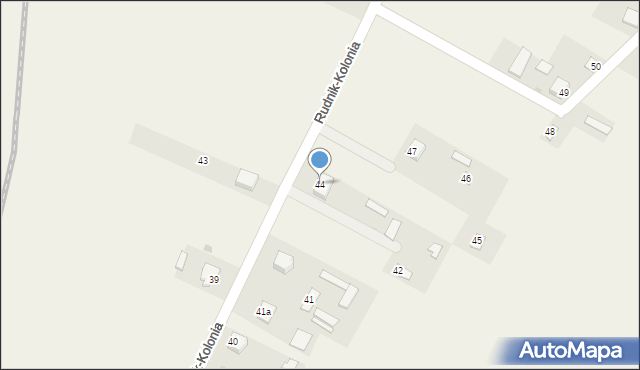 Rudnik Szlachecki, Rudnik Szlachecki, 44, mapa Rudnik Szlachecki