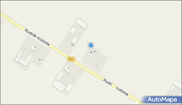 Rudnik Szlachecki, Rudnik Szlachecki, 9, mapa Rudnik Szlachecki