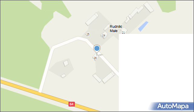 Rudniki, Rudniki, 21, mapa Rudniki