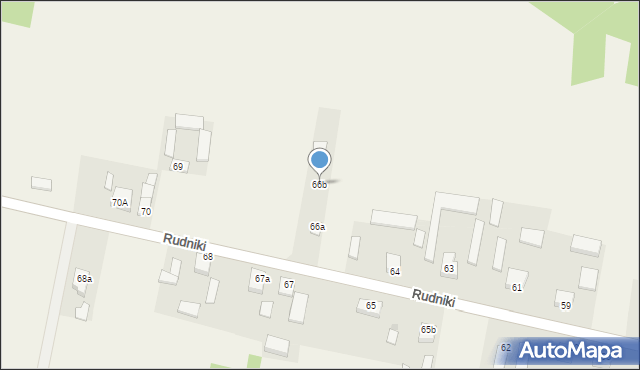 Rudniki, Rudniki, 66b, mapa Rudniki