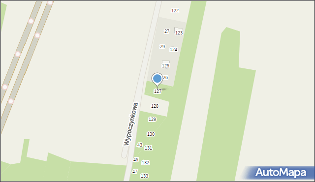 Rudno, Rudno, 127, mapa Rudno