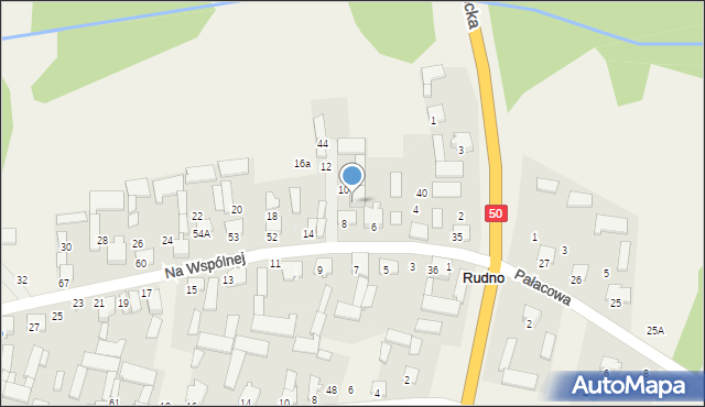 Rudno, Rudno, 42A, mapa Rudno
