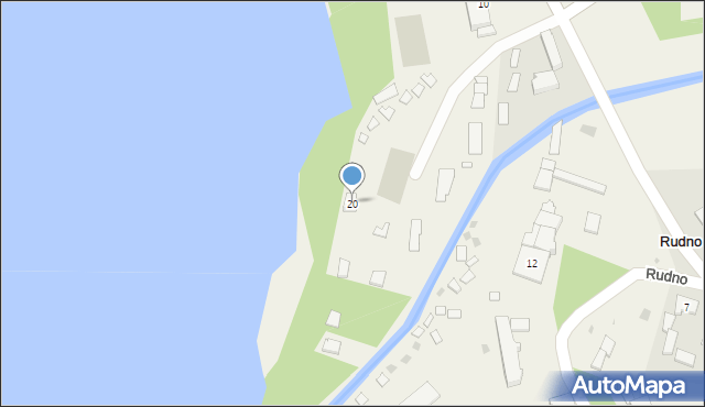 Rudno, Rudno, 20, mapa Rudno