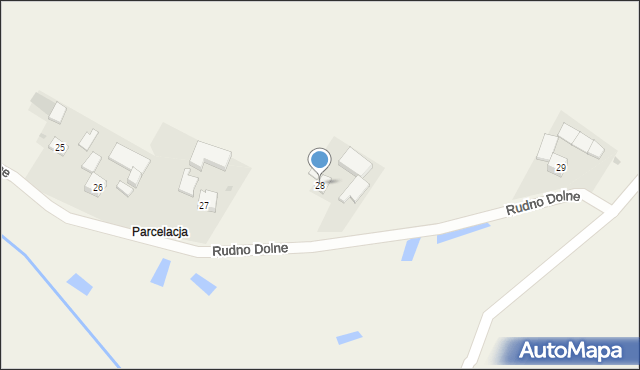 Rudno Dolne, Rudno Dolne, 28, mapa Rudno Dolne