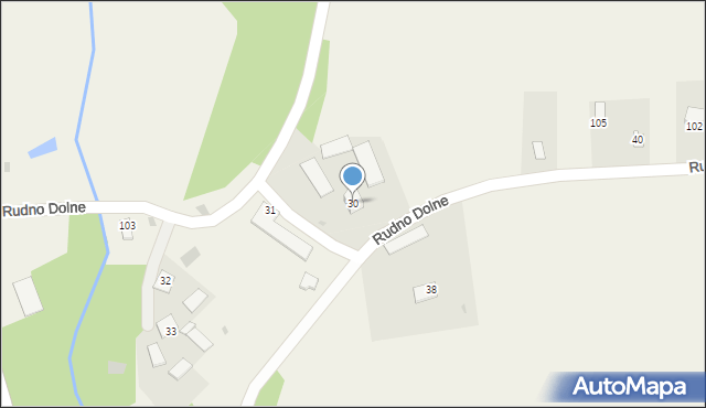 Rudno Dolne, Rudno Dolne, 30, mapa Rudno Dolne