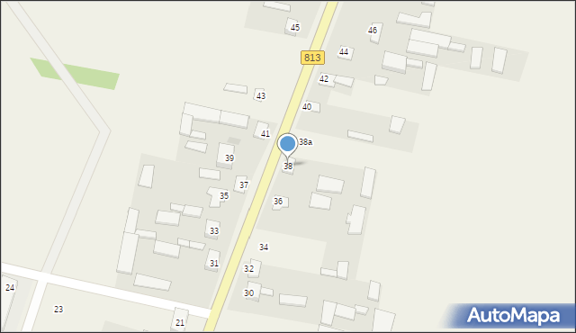 Rudno Drugie, Rudno Drugie, 38, mapa Rudno Drugie