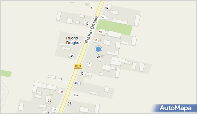 Rudno Drugie, Rudno Drugie, 46, mapa Rudno Drugie