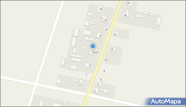 Rudno Drugie, Rudno Drugie, 7, mapa Rudno Drugie