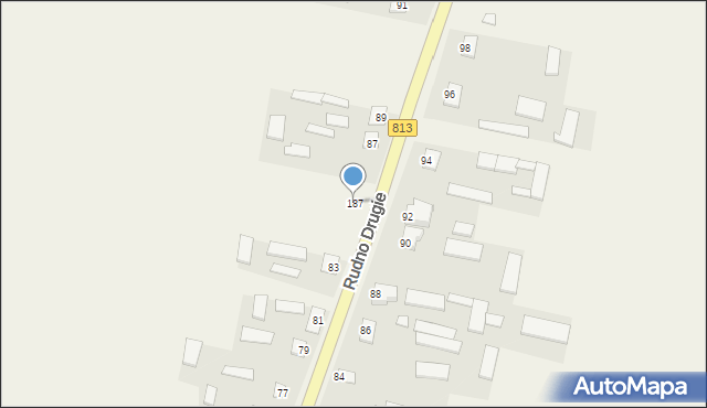 Rudno Drugie, Rudno Drugie, 85, mapa Rudno Drugie