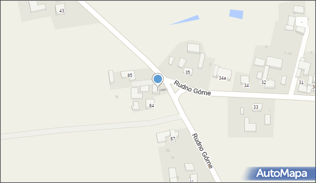 Rudno Górne, Rudno Górne, 41a, mapa Rudno Górne