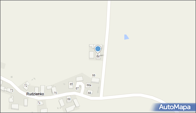 Rudno Górne, Rudno Górne, 64, mapa Rudno Górne