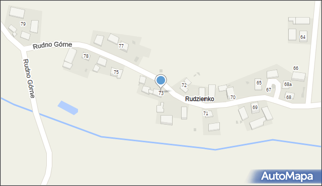 Rudno Górne, Rudno Górne, 73, mapa Rudno Górne