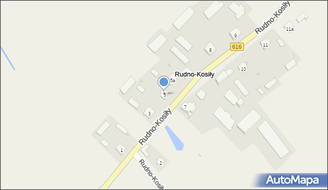 Rudno-Kosiły, Rudno-Kosiły, 5, mapa Rudno-Kosiły