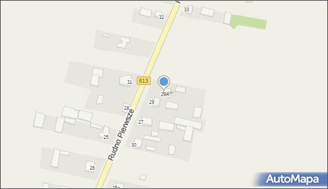 Rudno Pierwsze, Rudno Pierwsze, 29A, mapa Rudno Pierwsze