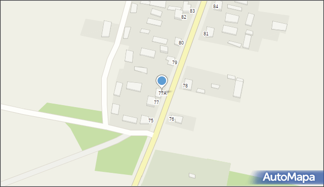 Rudno Pierwsze, Rudno Pierwsze, 77A, mapa Rudno Pierwsze