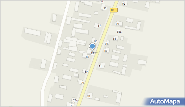 Rudno Pierwsze, Rudno Pierwsze, 83, mapa Rudno Pierwsze