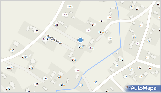 Rudołowice, Rudołowice, 143, mapa Rudołowice