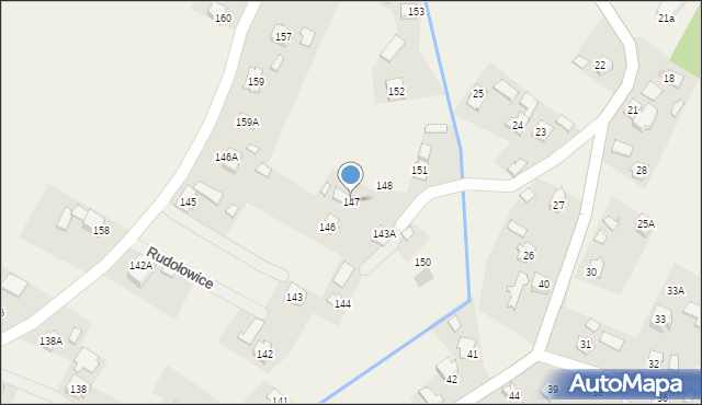 Rudołowice, Rudołowice, 147, mapa Rudołowice