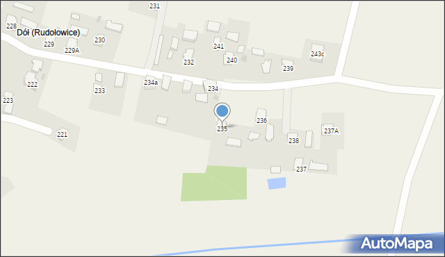 Rudołowice, Rudołowice, 235, mapa Rudołowice
