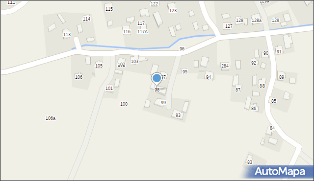 Rudołowice, Rudołowice, 98, mapa Rudołowice