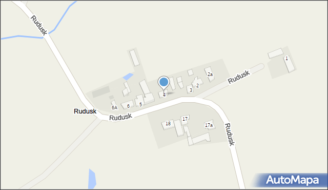 Rudusk, Rudusk, 4, mapa Rudusk