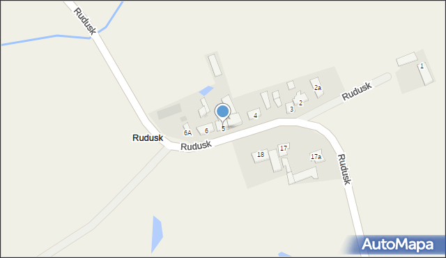 Rudusk, Rudusk, 5, mapa Rudusk